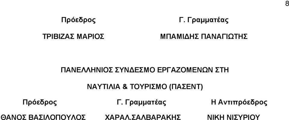 ΕΣΜΟ ΕΡΓΑΖΟΜΕΝΩΝ ΣΤΗ ΝΑΥΤΙΛΙΑ & ΤΟΥΡΙΣΜΟ