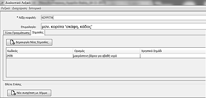 Πρόγραμμα ΘΑΛΗΣ: «Πόντος, Καππαδοκία, Αϊβαλί: στα χνάρια της Μικρασιατικής Ελληνικής» 117 Στην Εικόνα 3 βλέπουμε ότι δεν γίνεται αναφορά στον άμεσο μεσαιωνικό πρόδρομο του ΣΠΩ, επειδή το