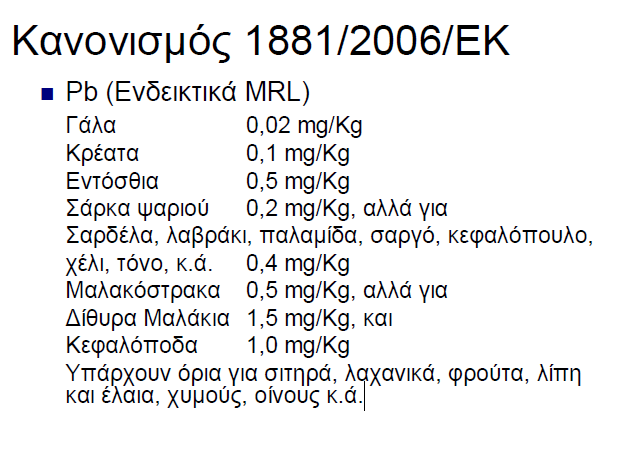 9 MRL: Maximum