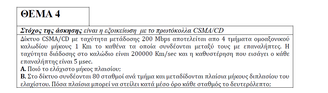 Παράδειγμα CSMA/CD ΕΑΠ / ΠΛΗ22 / ΑΘΗ.