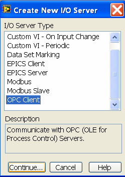 27. Επιλογή I/O Server.