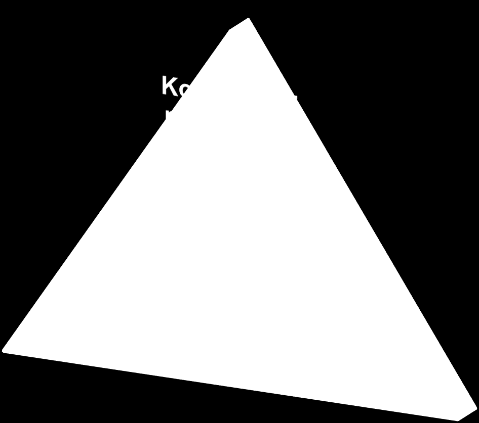 Obr. 84 Ekologická potravová pyramída (orig. A. Takáčová). Jednotlivé trofické úrovne možno graficky znázorniť pomocou potravových (trofických) pyramíd.