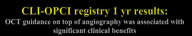 EuroPCR 2012 OCT (n = 335) Angiography Alone (n = 335) P Value Death 3.3% 6.