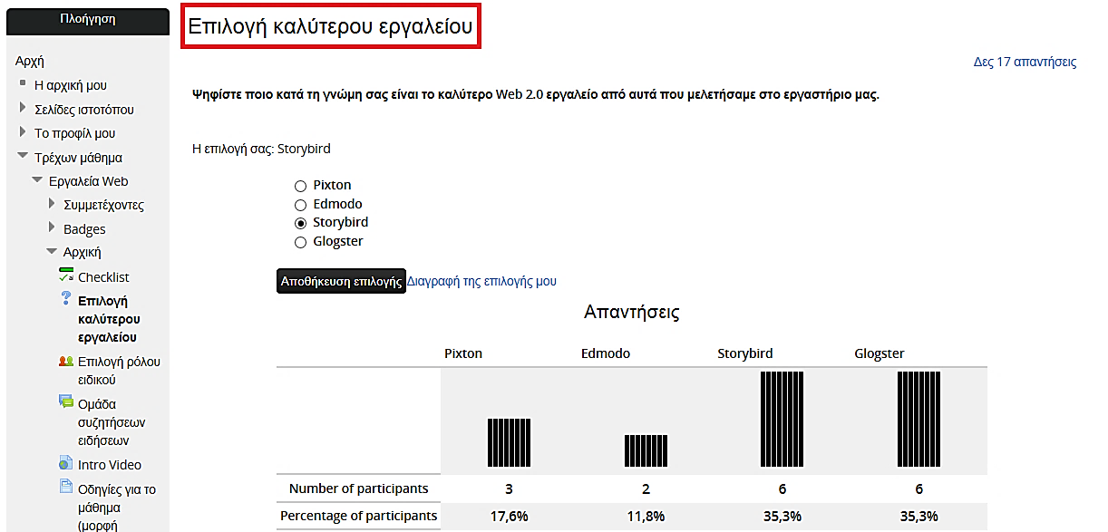 Εικόνα 25: Επιλογή καλύτερου
