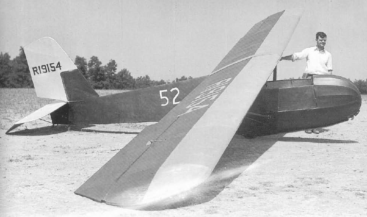 Ανεµόπτερα και αεροµοντελισµός Εικόνα 2.8: Το πρώτο µοντέλο της οικογένειας Schweizer µε την ονοµασία SGP 1 1.