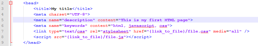 Η δομή του Head (4) Τα αρχεία JavaScript περιέχουν εκτελέσιμο κώδικα της γλώσσας JavaScript και είτε προσθέτουν λειτουργικότητα είτε επηρεάζουν τον τρόπο λειτουργίας
