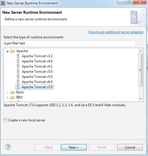 Δημιουργία εφαρμογής Servlets με Eclipse (1/6) Ανοίγουμε το Eclipse και πάμε File->New->Other-> Web->Dynamic Web Project.