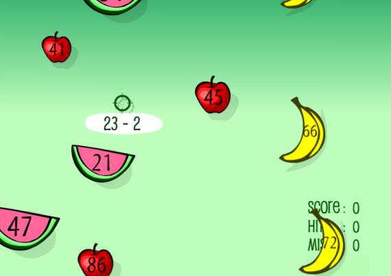 αθλητή. 2.4 Ιστοσελίδα http://www.sheppardsoftware.com/mathgames/fruitshoot/fruitshoot_subtraction.