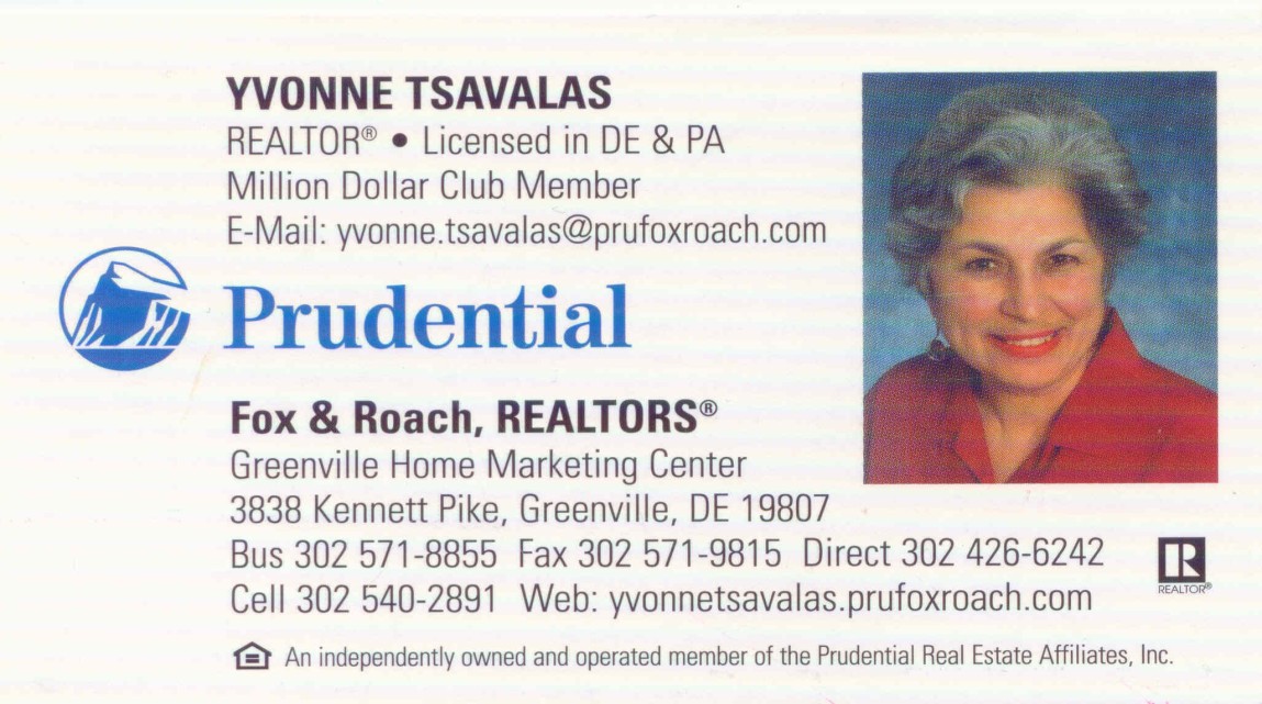 744 Hertford Road Wilmington, DE 19803 Cell 302-545-0189 Office