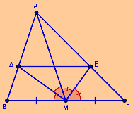 λυµένες ασκήσεις γεωµετρίας α λυκείυ www.sonom.gr 7 33. ίνεται τρίγων ΑΒΓ εγγεγραµµέν σε κύκλ, τ σηµεί τµής της διαµέτρυ ΑΕ µε τη ΒΓ και Ζ, Η ι πρβλές τυ στις ΑΒ και ΑΓ αντιστίχως.