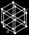 Σύστημα Αριθμός πλεγμάτων Σύμβολο πλέγματος Περιορισμοί στους άξονες και γωνίες της κυψελίδας Τρικλινές 1 P a 1 a 2 a 3, α β γ Μονοκλινές 2 P,C a 1 a 2 a 3, α=γ=90 β Ορθορομβικό 4 P,C,I,F a