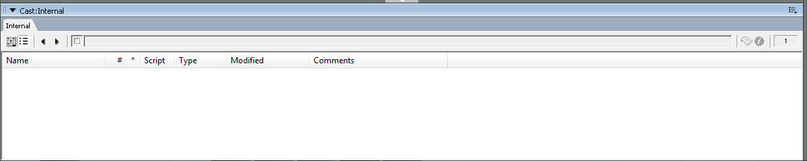 Στα αριστερά της σκηνής βρίσκεται το Score. Σε αυτό τοποθετούνται μέσα σε layers (τα επονομαζόμενα sprites) τα αντικείμενα που τοποθετούμε μέσα στη σκηνή του παιχνιδιού.