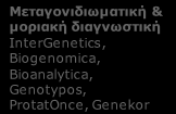 Β3. ΔΙΑΓΝΩΣΤΙΚΕΣ ΜΕΘΟΔΟΙ ΓΙΑ ΤΗΝ ΑΣΦΑΛΕΙΑ ΤΩΝ ΤΡΟΦΙΜΩΝ ΜΕ ΧΡΗΣΗ ΜΕΤΑΓΟΝΙΔΙΩΜΑΤΙΚΗΣ ΚΑΙ ΜΟΡΙΑΚΗΣ ΔΙΑΓΝΩΣΤΙΚΗΣ: Ελληνικές Επιχειρήσεις με τεκμηριωμένη παρουσία σε ερευνητικά έργα ανά συνδυαζόμενη