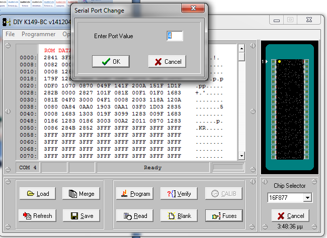 delay_ms(100); } // τζλοσ δεφτερου εςωτερικοφ if } // end of initial if } // end of loop } // end of main 3) Κάνουμε ςυμβολομετάφραςθ (compilation) ϊςτε να διορκωκοφν τα ςυντακτικά λάκθ και να