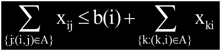 Μαθηματική Μορφοποίηση (4) Περιορισμοί στους κόμβους: i Ν ένας περιορισμός 2.