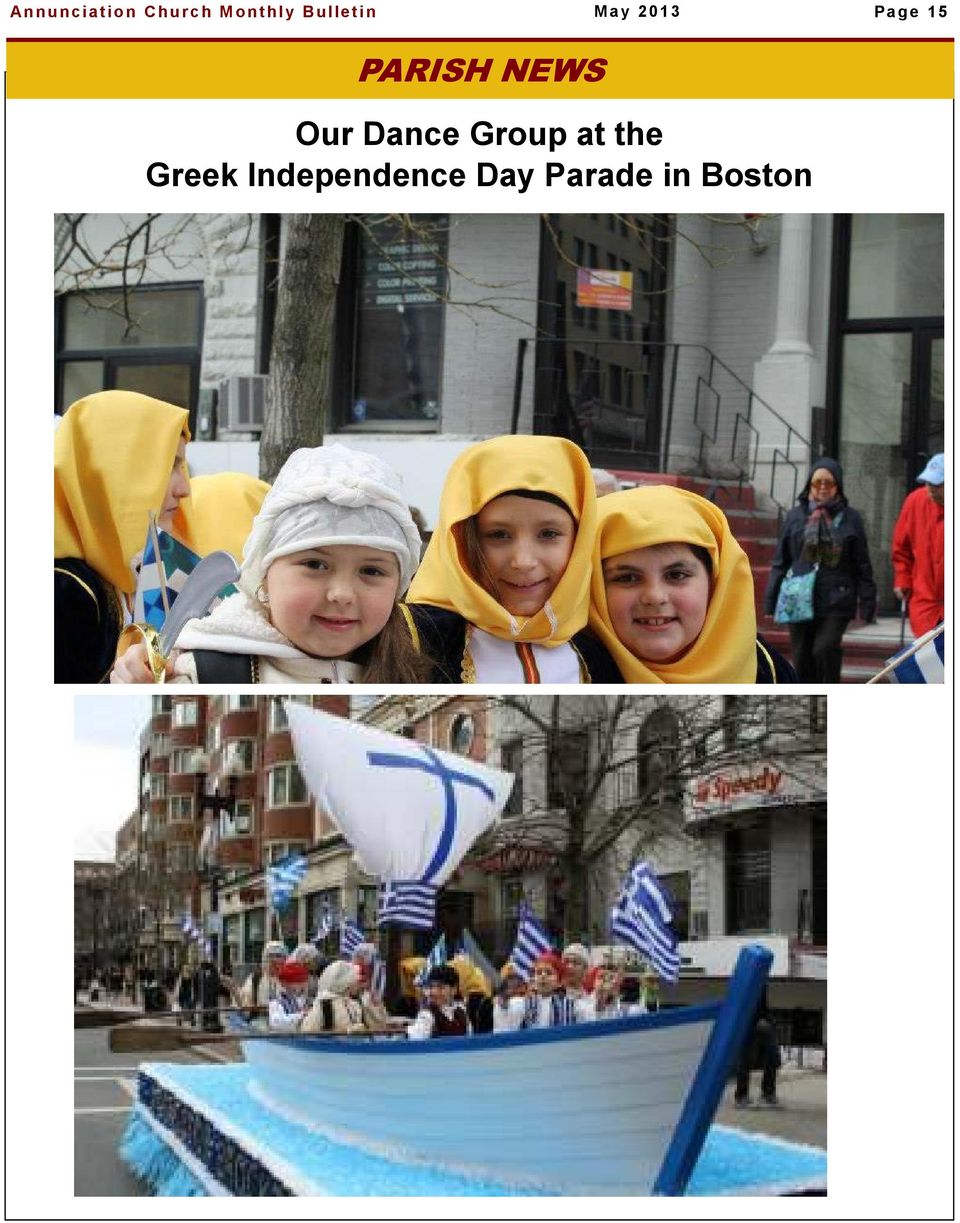Dance Group at the Greek Independence