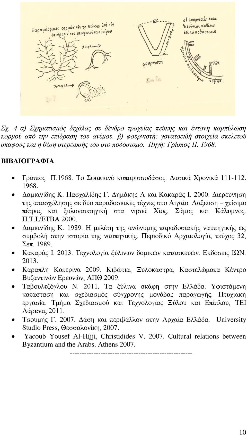 Πασχαλίδης Γ. Δημάκης Α και Κακαράς Ι. 2000. Διερεύνηση της απασχόλησης σε δύο παραδοσιακές τέχνες στο Αιγαίο. Λάξευση χτίσιμο πέτρας και ξυλοναυπηγική στα νησιά Χίος, Σάμος και Κάλυμνος. Π.Τ.Ι./ΕΤΒΑ 2000.
