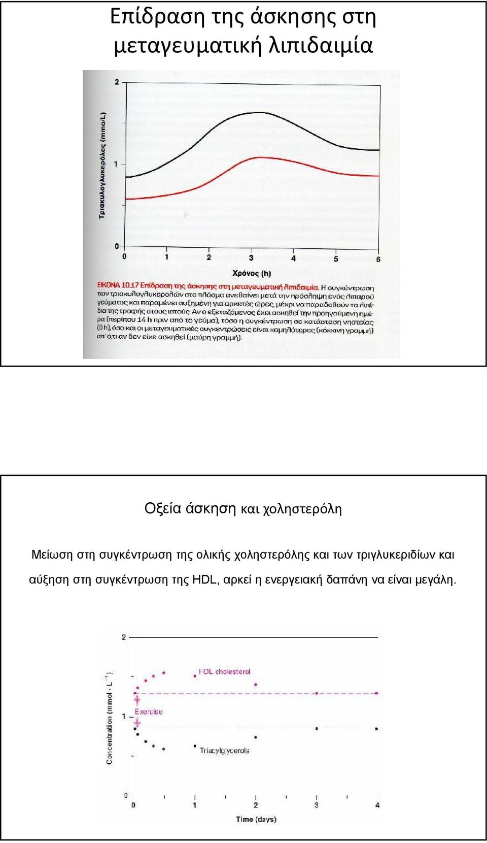 χοληστερόλης και των τριγλυκεριδίων και αύξηση στη