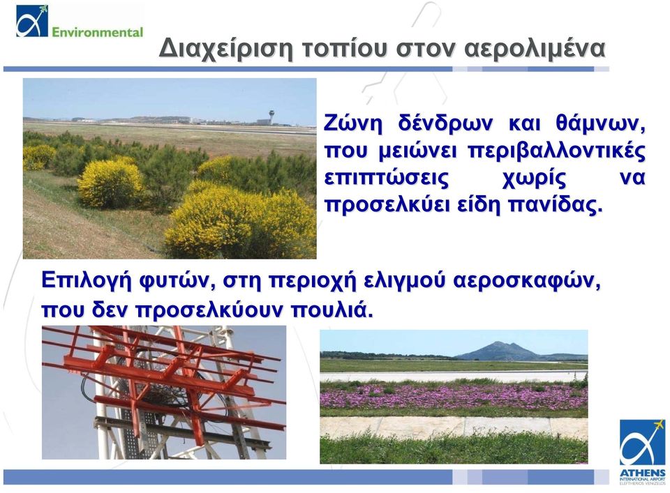 χωρίς να προσελκύει είδη πανίδας.