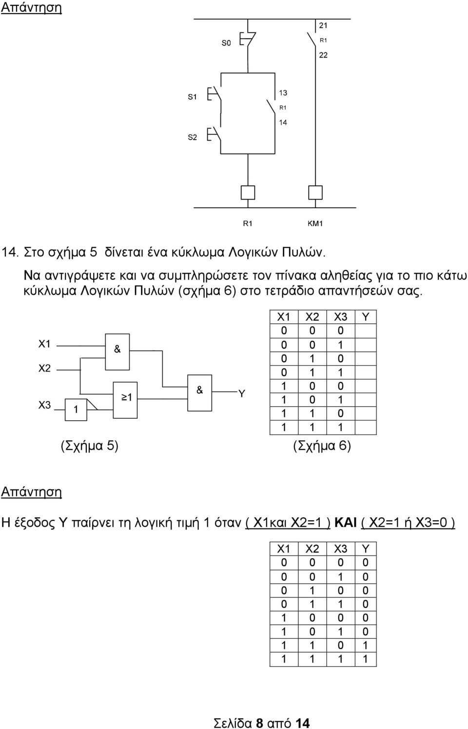 τετράδιο απαντήσεών σας.