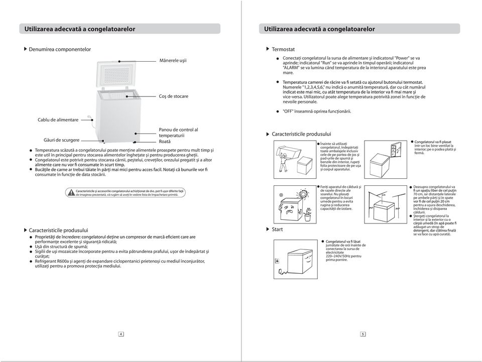 Cablu de alimentare Coş de stocare Numerele "1,2,3,4,5,6," nu indică o anumită temperatură, dar cu cât numărul vice-versa.