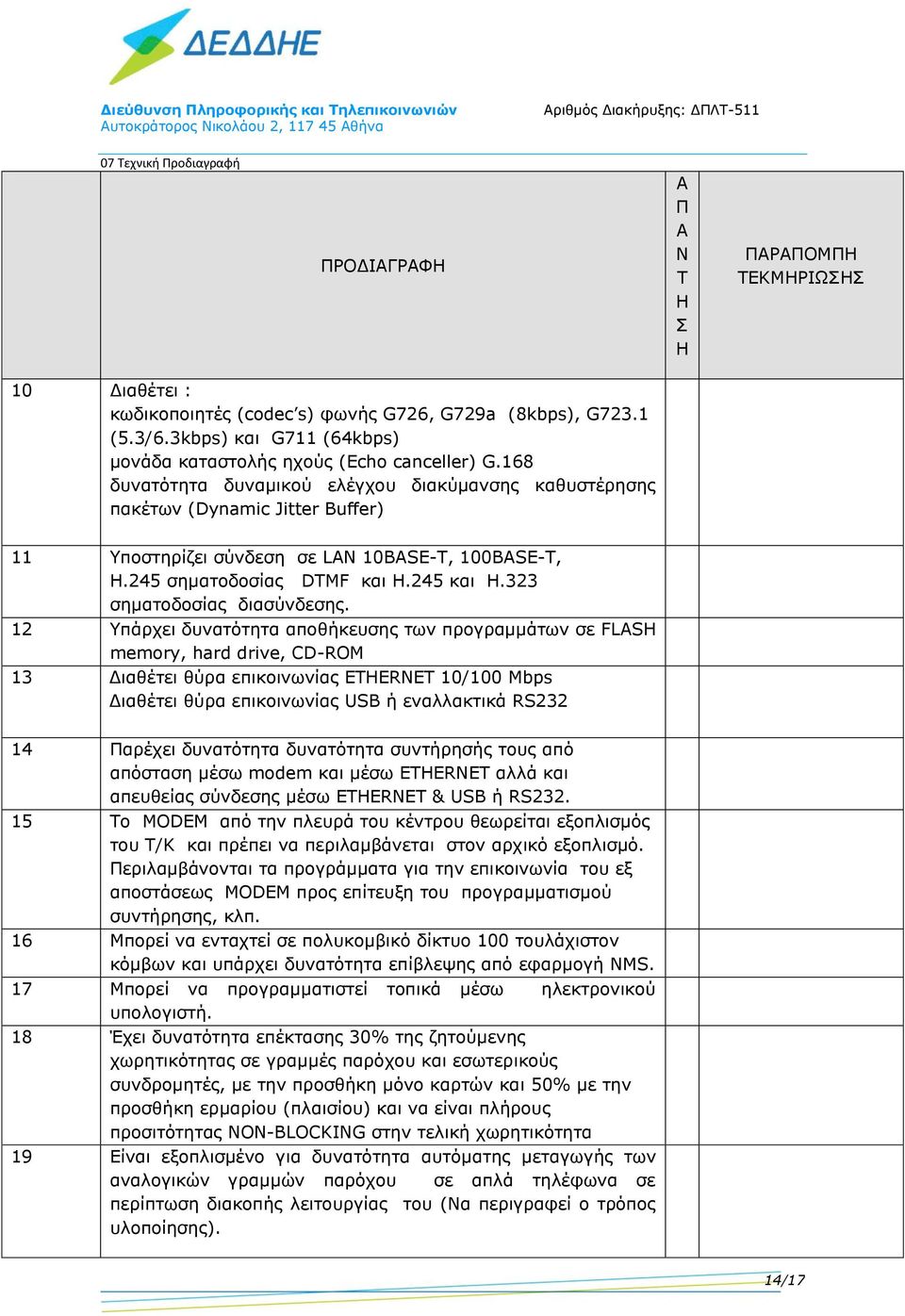 323 σηματοδοσίας διασύνδεσης.