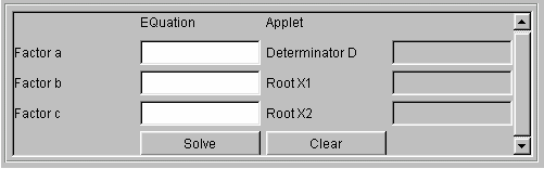 Ιεραρχία των GUI-components κλάσεων Παράδειγμα (1/2) Κατ αρχήν γράφουμε τον κώδικα της μεθόδου init του applet ο οποίος θα δημιουργεί τα αναγκαία GUI components (TextField, Label, Button, Panel και