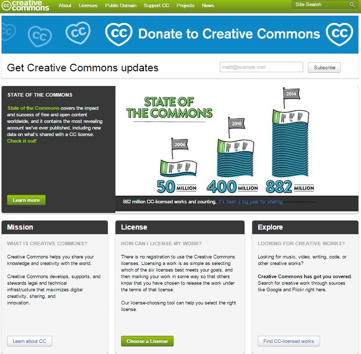 Επιλέξτε την επιθυμητή άδεια creative commons 2 Ο πιο απλός τρόπος επιλογής άδειας είναι να επεσκέφθητε τη σελίδα