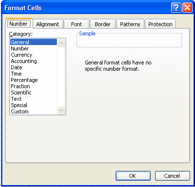netačna formula OBLIKOVANJE FORMATIRANJE Kada aktiviramo komandu FORMAT CELLS dobijamo prozor sa šest kartica.objasnićemo tri:number, Alignment,Border.