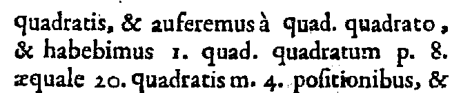 Σύγκρισις λατινικού - αγγλικού Ars Magna, ch. 39, prob.