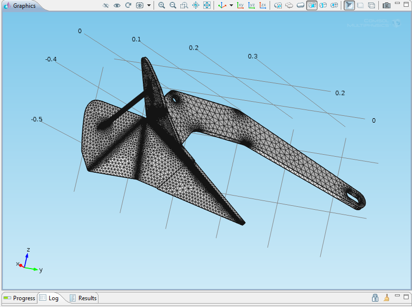 12.2 Εισαγωγή Στοιχείων και Χρήση του Comsol Multiphysics 4.2a για την Μελέτη Αντοχής της Άγκυρας Delta 4kg Ανοίγοντας το πρόγραμμα Comsol Multiphysics 4.