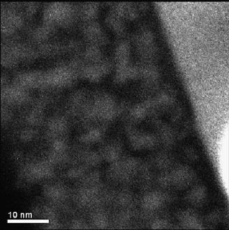 E SiNX [ev] (a) (b) Σχήμα 2.10: (a) EF-TEM εικόνα υμενίου SiN x με x = 0.