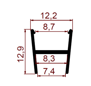 Περιγραφή Βάρος (kg) Weight Μήκος Cutting length Δέμα / m packing Πι διαφανές με μαλακό φτερό 10 mm ΣΠ 041038-2,5 ή 3 50 ή 60 Πι διαφανές πομπέ Σκληρό-Μαλακό transparent bubble fillet ΣΠ 044048-2,5 ή