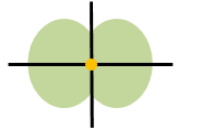 Εικόνα 4.46 Συμμετρικό της γωνίας χαy. o Συμμετρικό κύκλου (Κ, ρ) είναι ο κύκλος που έχει συμμετρικό Κ του Κ και ακτίνα ρ (βλ. Εικόνα 4.47). Εικόνα 4.47 Συμμετρικό κύκλου (Κ, ρ). 4.8.