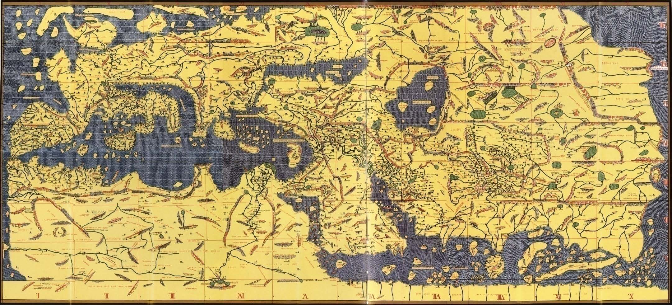 Al-Idrisi, Tabula Rogeriana, 1154.