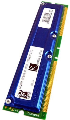 RDRAM Rambus Dynamic RAM Utilizate Playstation2 şi primele PC cu Pentium4 Busul de date este de 16 biţi şi memoria funcţionează la