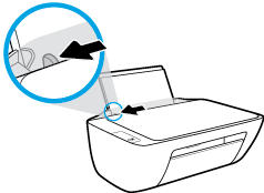 4. Σύρετε τον οδηγό πλάτους χαρτιού προς τα δεξιά, μέχρι να σταματήσει στην άκρη του χαρτιού. 5.