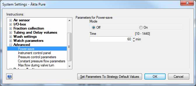 4 Εγκατάσταση 4.7 Ενεργοποίηση της λειτουργίας Power-save 4.7 Ενεργοποίηση της λειτουργίας Power-save Εισαγωγή Το ÄKTA pure διαθέτει μια λειτουργία εξοικονόμησης ενέργειας.