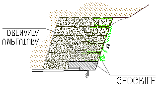 A fost experimentată şi adoptată soluţia modernă de pamânt armat cu materiale geosintetice (fig. 10.12), urmând ca această soluţie eficientă să fie aplicată în viitor în mod curent.
