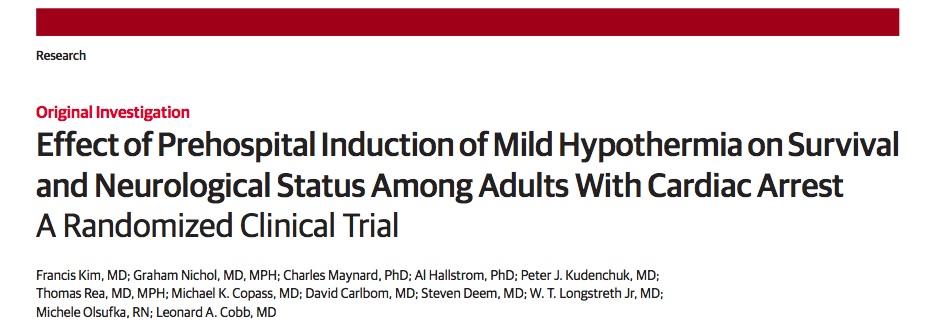 ROSC Inclusion Tracheal intubation IV access Successful placement of esophageal