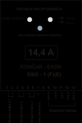 8.3. Tehnički opis nadstrujnog zaštitnog releja DSO-1(F)(E) 1 DSO-1(F)(E) je ekonomiĉan mikroprocesorski nadstrujni zaštitni relej za zaštitu srednjenaponskih aparata, transformatora i vodova.