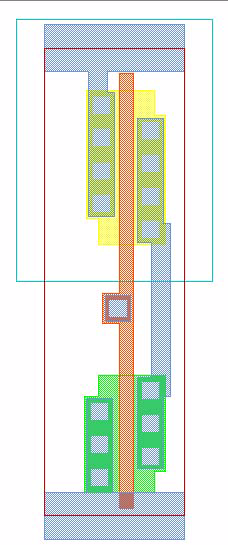 Αντιστροφέας CMOS N Well V DD V DD PMOS 2λ PMOS