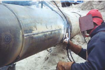 PROCEDEE DE REPARARE PRIN SUDARE CU SUDARE DIRECT PE TUBULATURA CONDUCTEI MANSOANE TIP B PETICE SUDATE INCARCARE