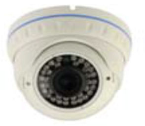 DOME ΚΑΜΕΡΕΣ VD-IEBS42 Μεταλλική (Vandalproof) κάμερα με IR LED, 1/3 SONY Color CCD, 420 TVL 4mm/F2.0 (0.01 Lux, 0 Lux με IR On).