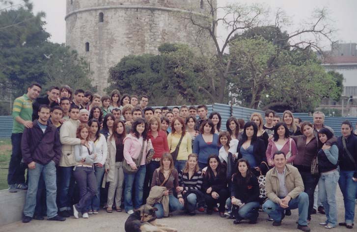 Αναμνηστική φωτογραφία από την πενθήμερη εκδρομή στη Θεσσαλονίκη.