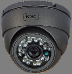 ΑΝΑΛΟΓΙΚΕΣ DOME ΚΑΜΕΡΕΣ 700-1200TVL KTEC D700DV KTEC κάμερα Dome μεταλλική anti vandal 1/3 DIS APTINA 700 TVL 12V DC Vari-focal 2.