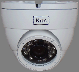 IP ΚΑΜΕΡΕΣ 1 MEGAPIXEL (720P) IP 3Β10 KTEC IP κάμερα Dome εσωτερικού χώρου 1/3 CMOS Ανάλυση 720P (1280x720) 12V DC 3.