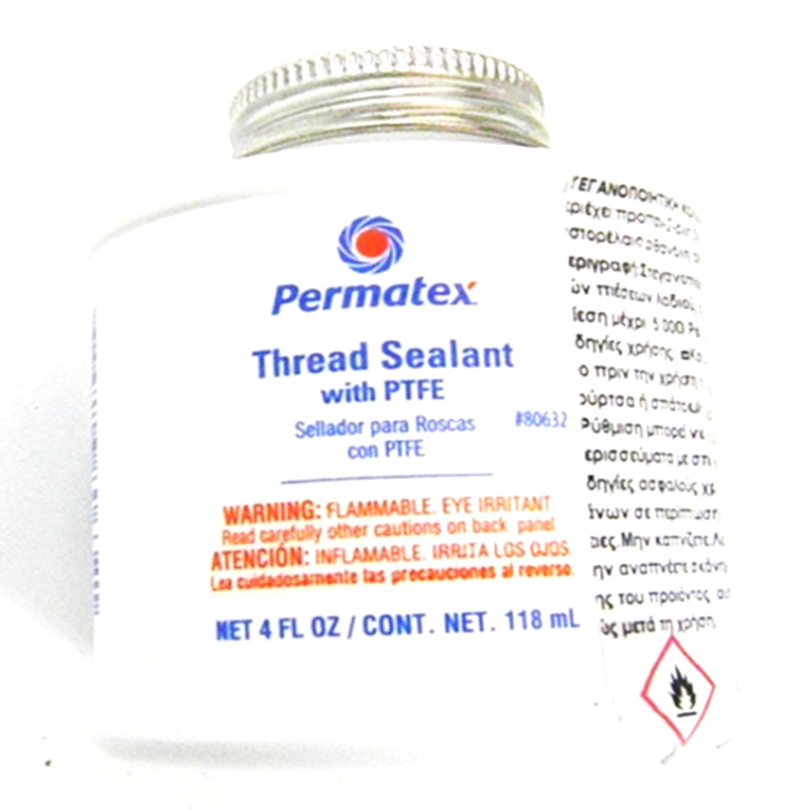 PERMATEX THREAD SEALANT HIGH TEMPERATURE ΚΟΛΛΑ ΥΨΗΛΗΣ ΘΕΡΜΟΚΡΑΣΙΩΝ ΜΕ TEFLON Στεγανοποιητική κόλλα σπειρωμάτων υψηλής θερμοκρασιών με τεφλόν για εφαρμογές σε ανοξείδωτα συστήματα ψύξης, συστήματα