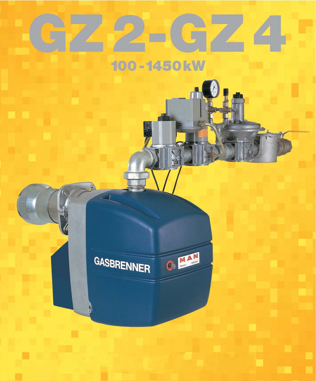 Πιεστικός καυστήρας αερίου GZ 2 - GZ 4 Συναρµολόγηση