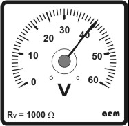 10. Un voltmetru cu rezistenţa internă de 1.000 Ω are scala gradată în 60 de diviziuni pentru tensiunea de 6 V. La acest aparat se conectează o rezistenţă adiţională de 29.000 Ω. Se cer: a.